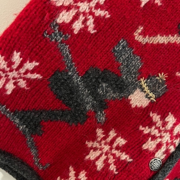 LIMITED Vintage Wool Sleeveless Button Down Skier V- Neck Sweater Vest Size M - Picture 5 of 8